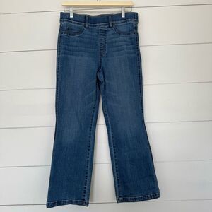 Spanx Women’s Large Wide Leg Flare Pull on Jeans